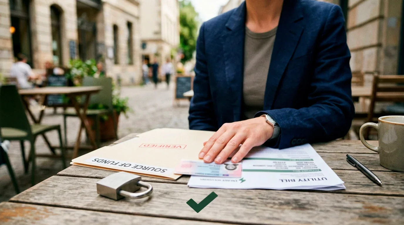 Illustration of a KYC document preparation checklist