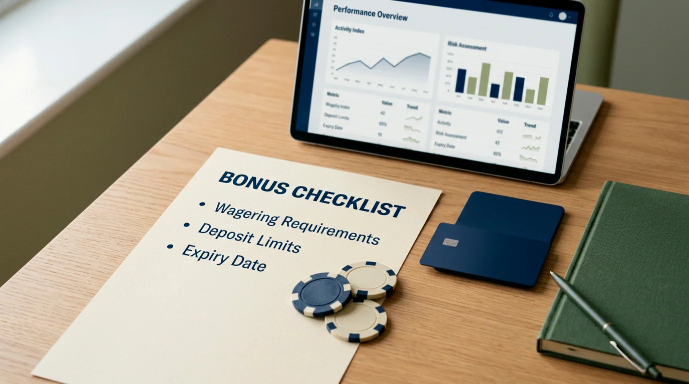 Editorial checklist for SlotLair bonus terms and free spins